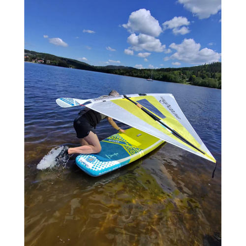 PÁDLOPLACHTA BASIC varianta - ŽLUTO/BÍLÁ